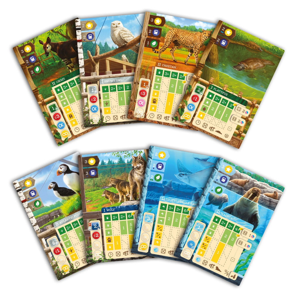 FOX -Zoo Tycoon: The Board Game - New Shores Expansion - Deluxe Edition